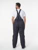 Полукомбинезон мужской зимний Пк703 ткань Твил, цвет темно-серый