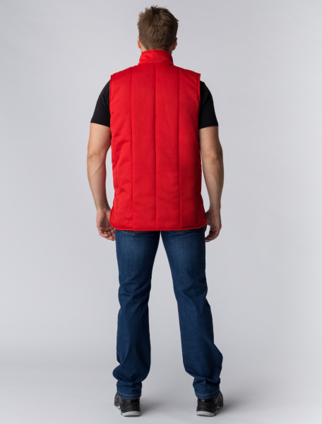Жилет утепленный Универсальный (Смесовая, 210), красный