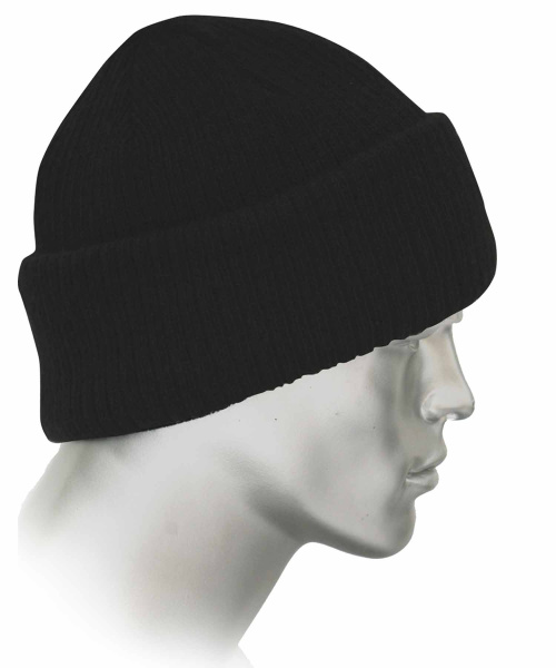 Шапка п/ш двухслойная черная