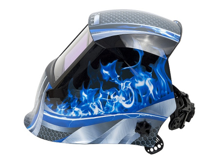 МАСКА СВАРЩИКА КЕДР "К-914 EXPERT" ПЛАМЯ  КЕДР