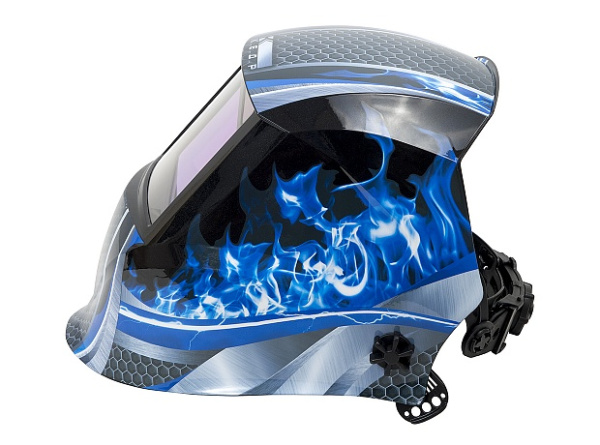 МАСКА СВАРЩИКА КЕДР "К-914 EXPERT" ПЛАМЯ  КЕДР