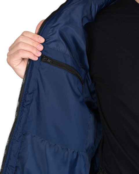 Жилет "Урбан" синий с серым тк. Дюспо