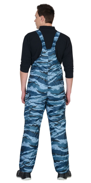 Костюм "Безопасность" (охрана/охранник) зимний: куртка, п/комб. КМФ серый вихрь