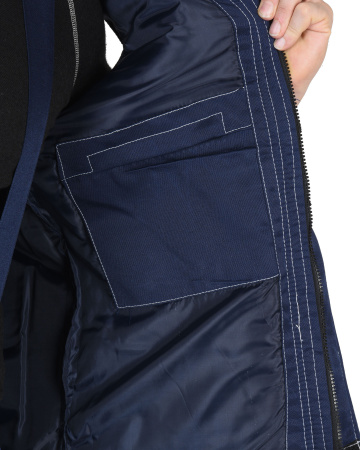 Жилет "Навигатор" зимний синий с васильковым (ЧЗ)