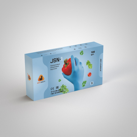 JSN1 Перчатки нитриловые сверхтонкие, длина 240мм,толщина 0,8мм Jeta Safety