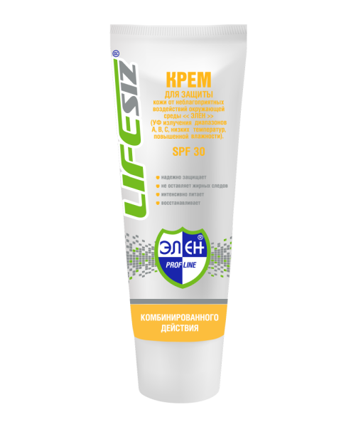 Крем защитный от УФ излучений (SPF 30) «Элен» линии PROFLINE 100 мл.