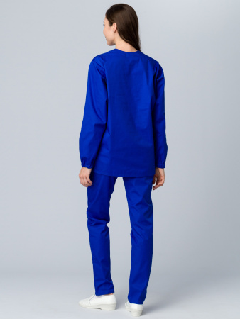 Костюм женский ХАССП-Стандарт (ткань Оптима, 160), васильковый