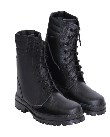 Ботинки с высоким берцем зимние "БАТАЛЬОН" искус. мех