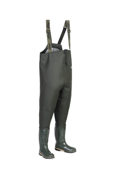 Полукомбинезон рыбацкий мужской "Витязь" из ПВХ и винитола, арт. 168-01, оливковые Sardonix 