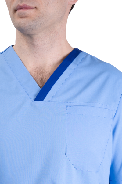 Костюм ХИРУРГ МЕДИКАЛ голубой (ЧЗ)