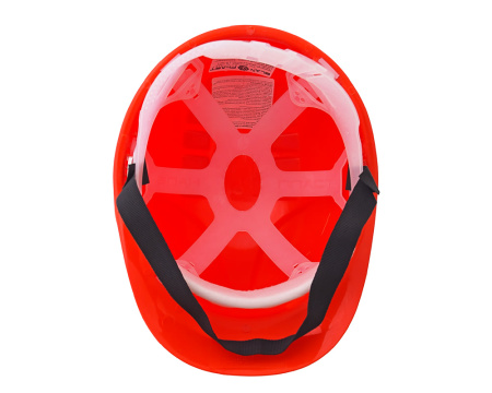 Каска защитная ЕВРОПЛАСТ оранжевая (пластиковое оголовье) КАС(103)К-03