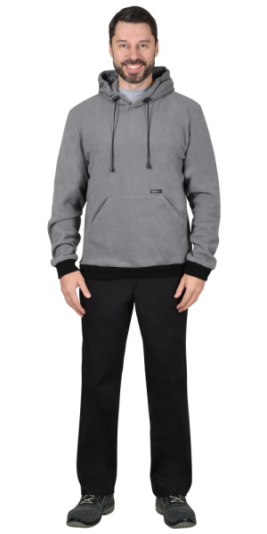 Толстовка флисовая серая (ЧЗ)