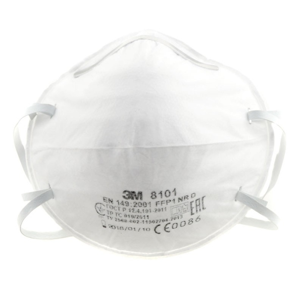 Респиратор 3М™ 8101 (FFP1) без клапана
