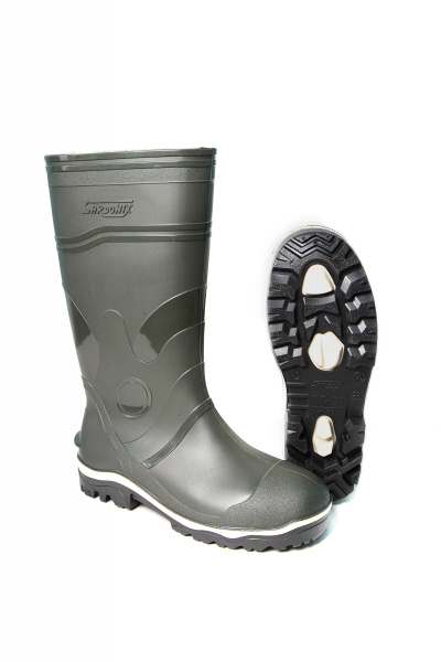 Сапоги рабочие мужские "Специалист" из ПВХ, арт. 165-05, оливковые Sardonix 