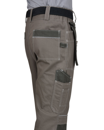 Брюки "Токио" т.песок с хаки (тк.Канвас)