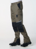 Брюки рабочие мужские №116 хаки, черный ткань Канвас СОП